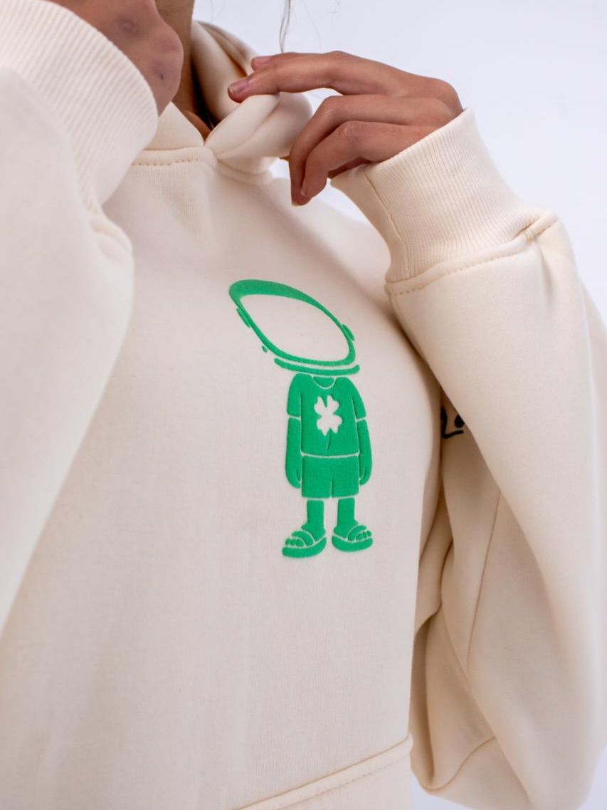Creamy lucky hoodie thumbnail