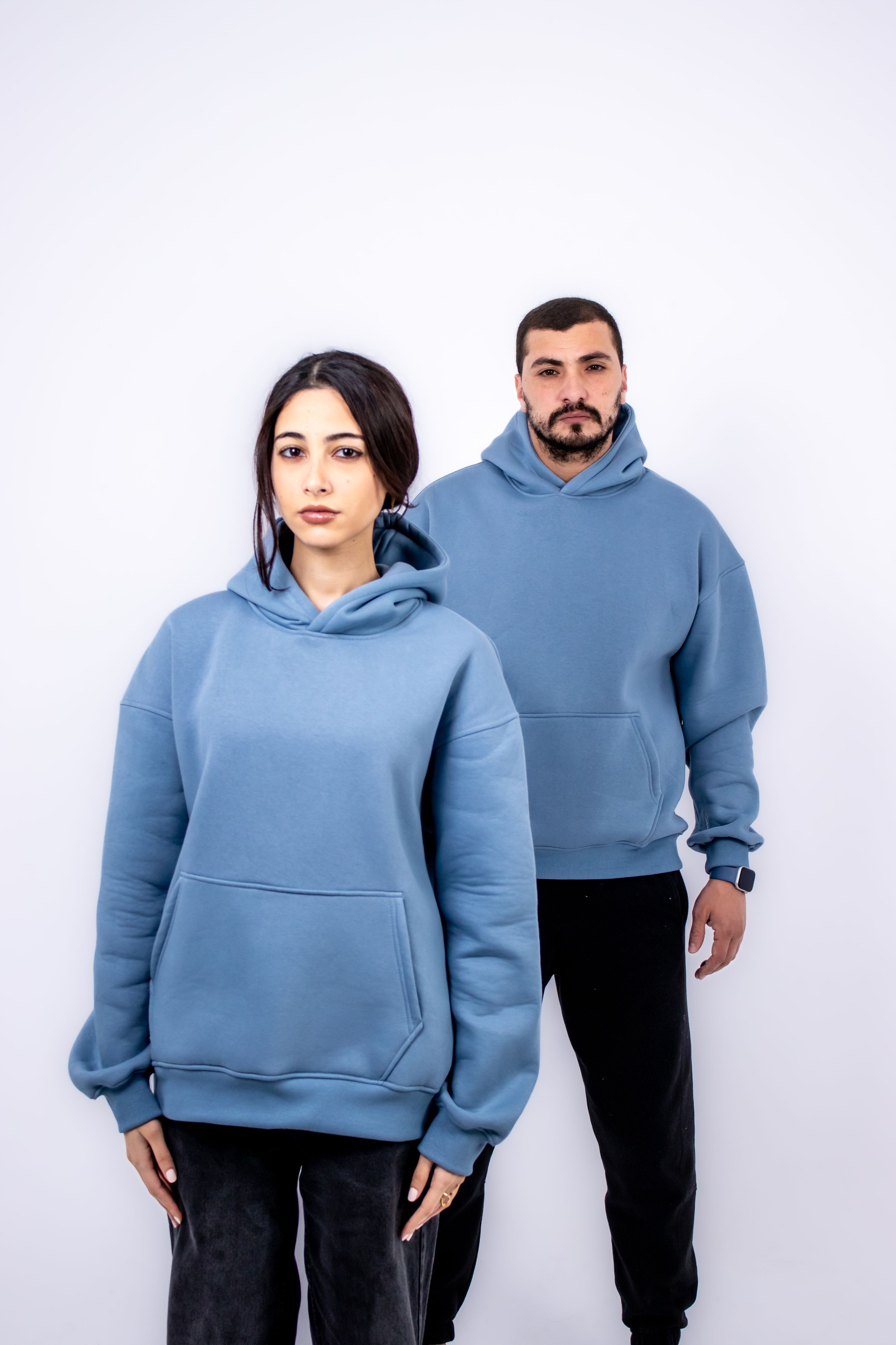 Dusty plain hoodie thumbnail