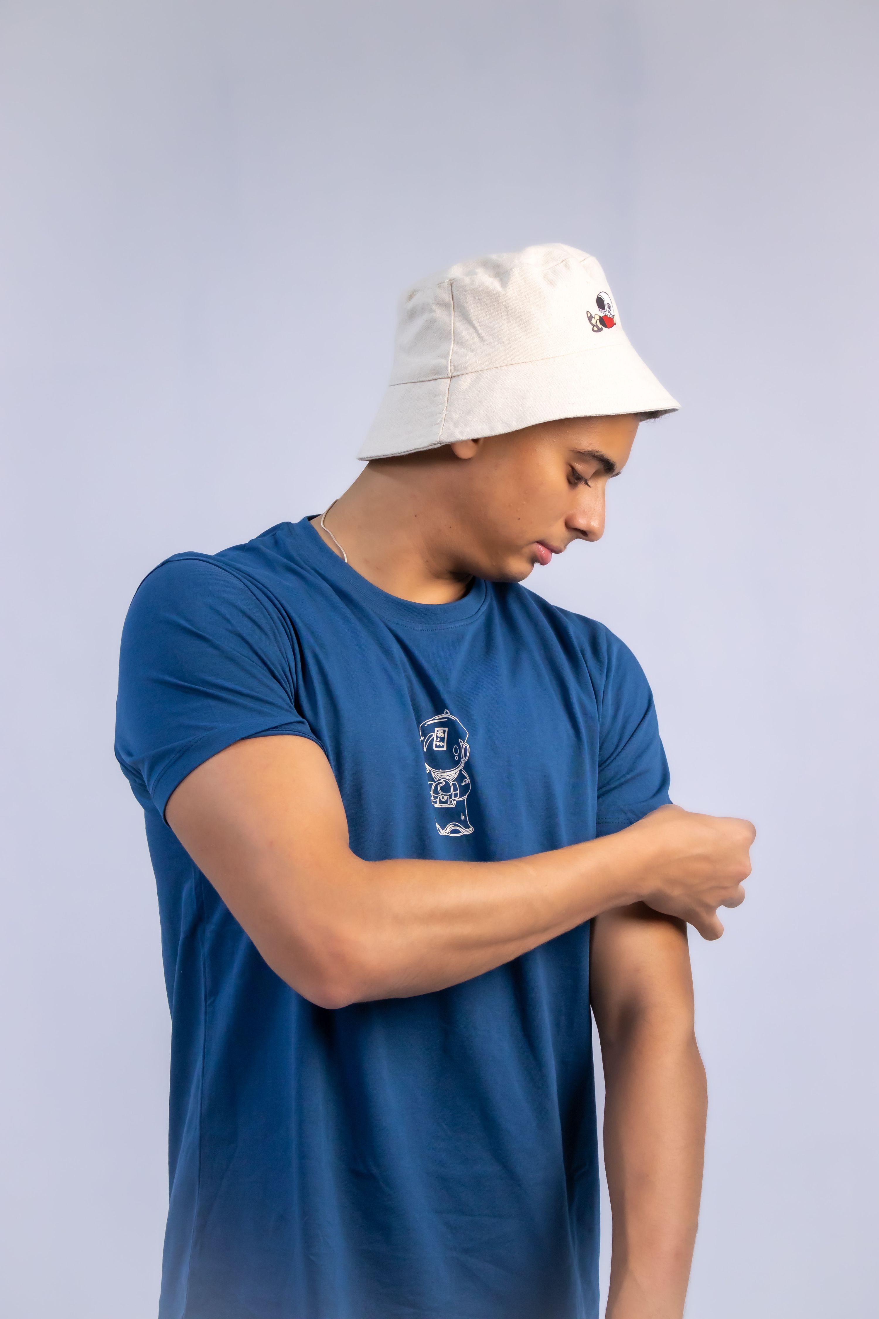 Navy blue unisex regular tee thumbnail