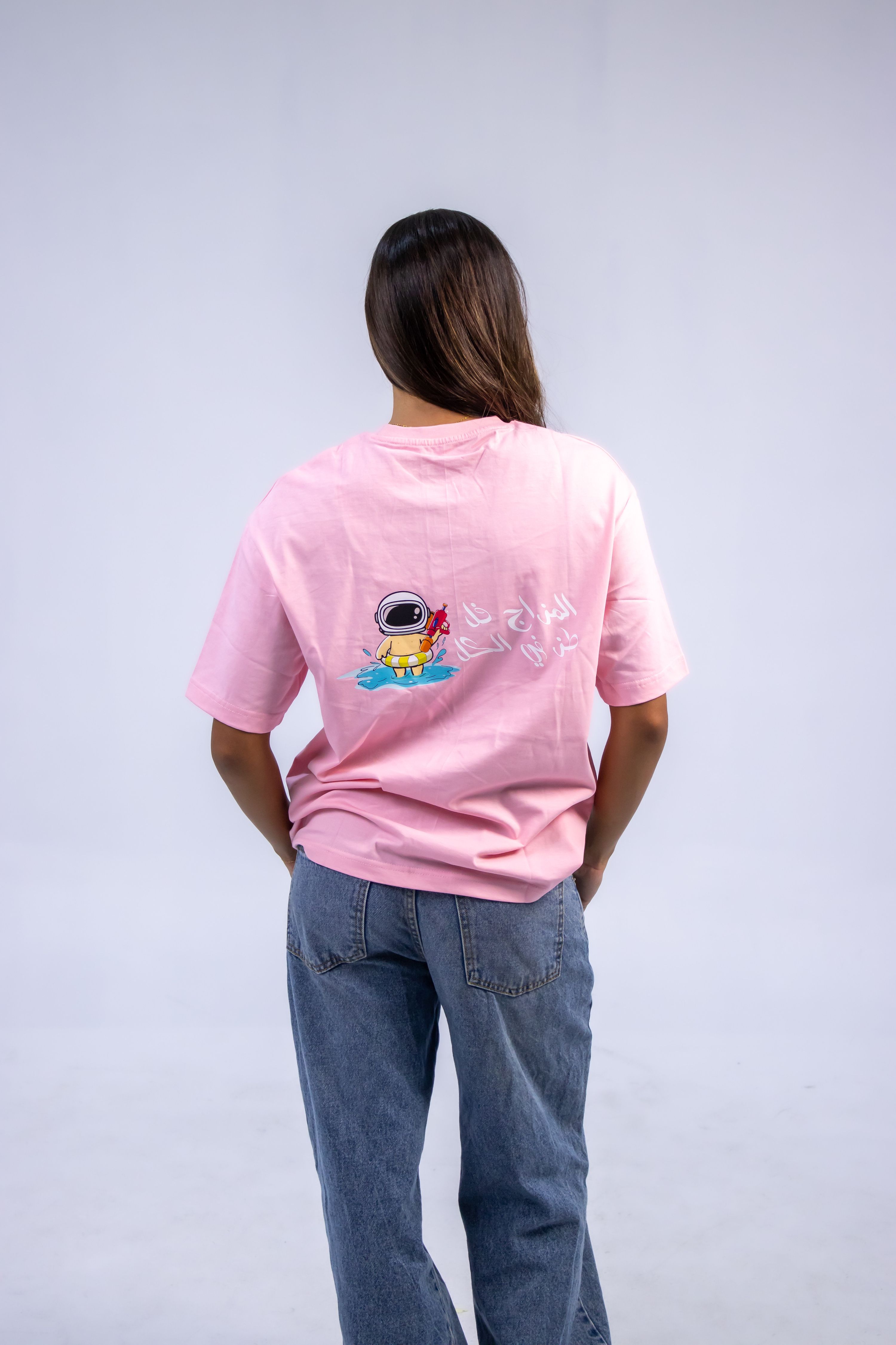 Toz flkol pink unisex oversized tee thumbnail