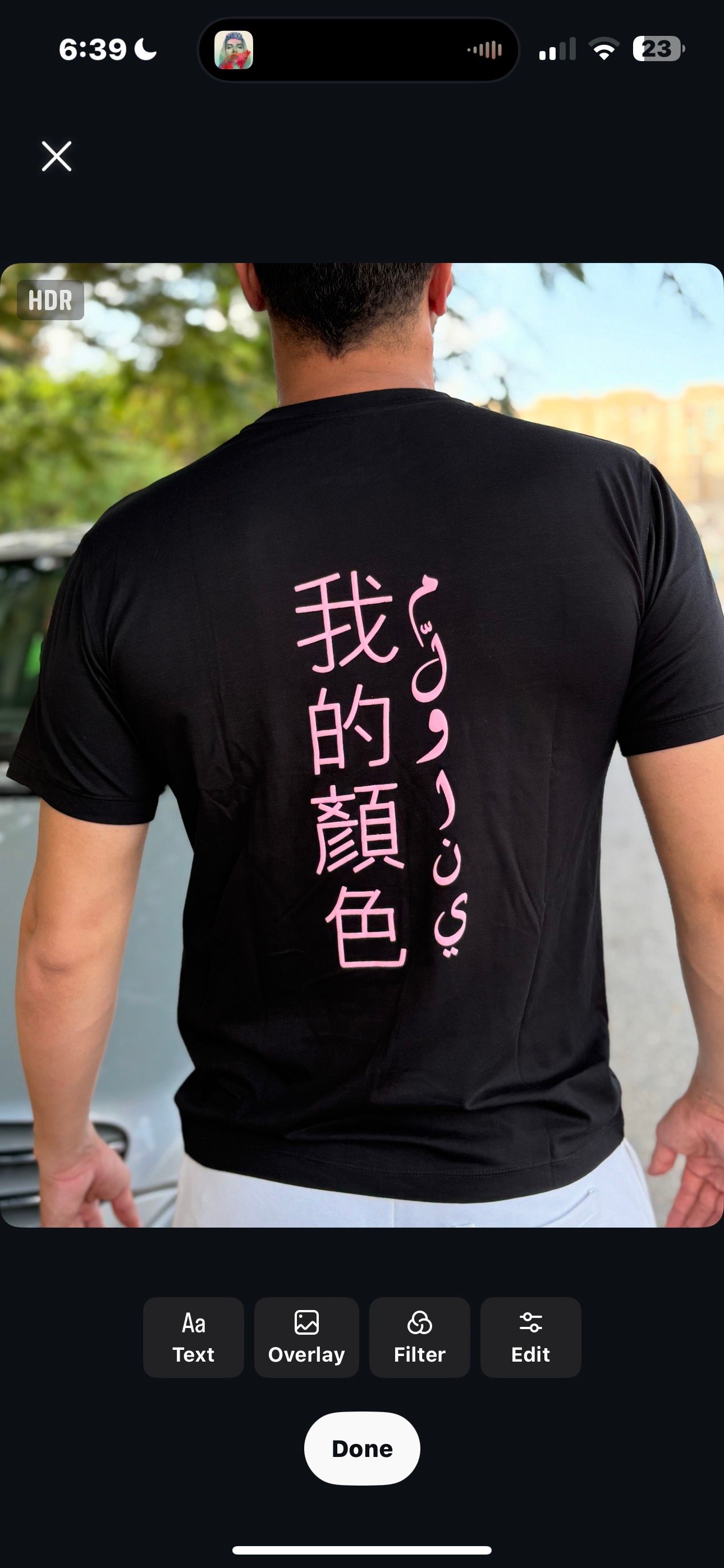 Black basic unisex tee thumbnail