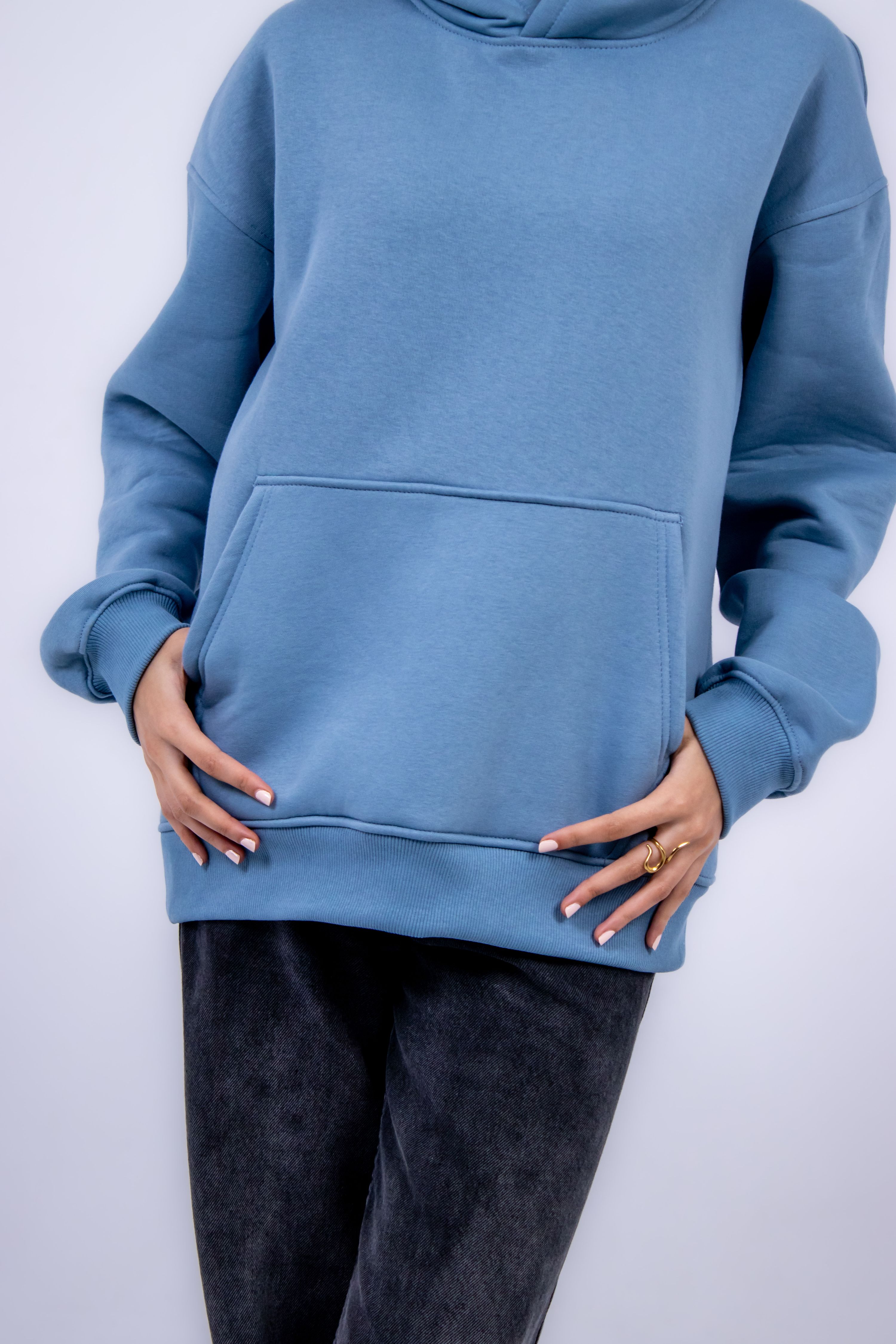 Dusty plain hoodie thumbnail