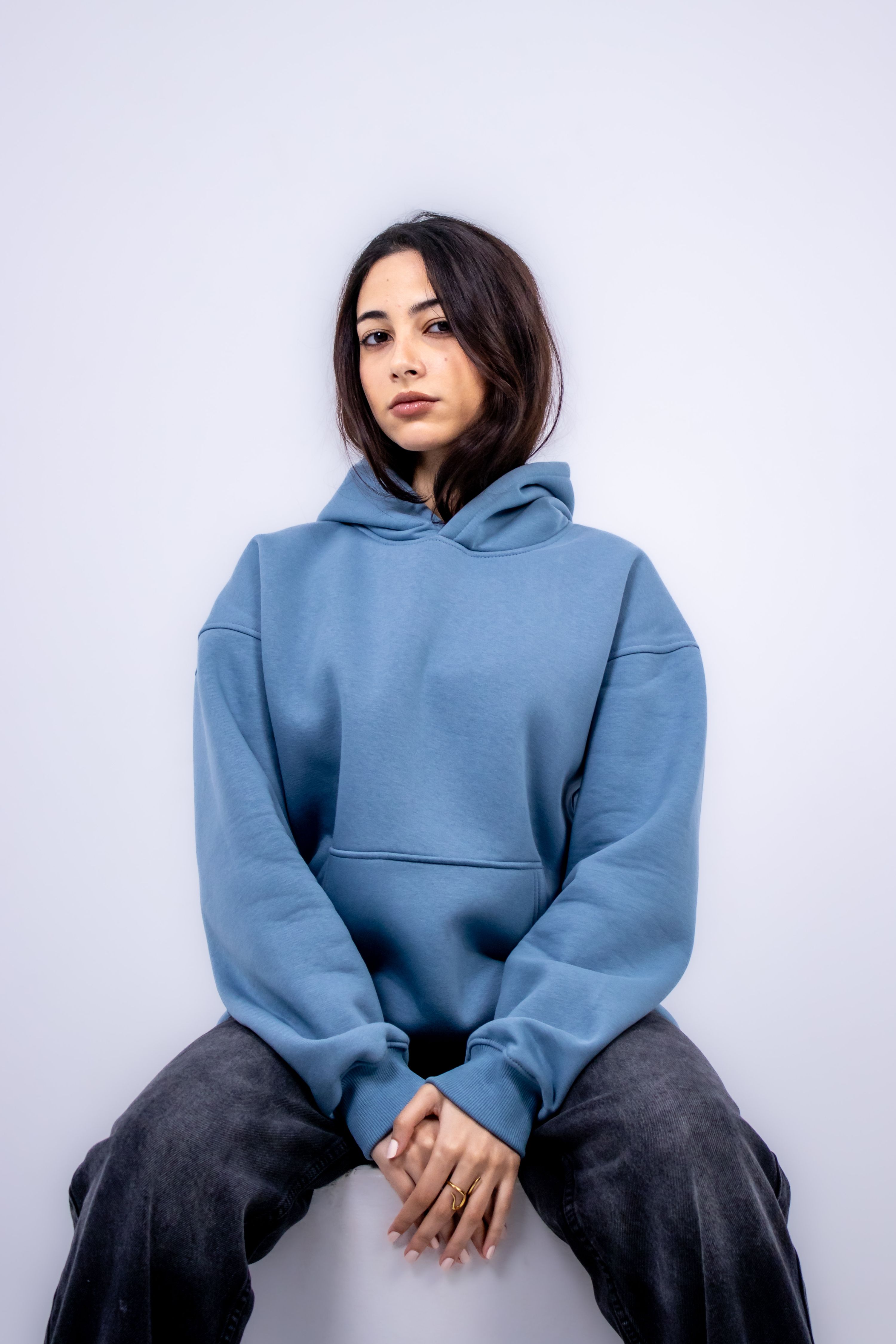 Dusty plain hoodie