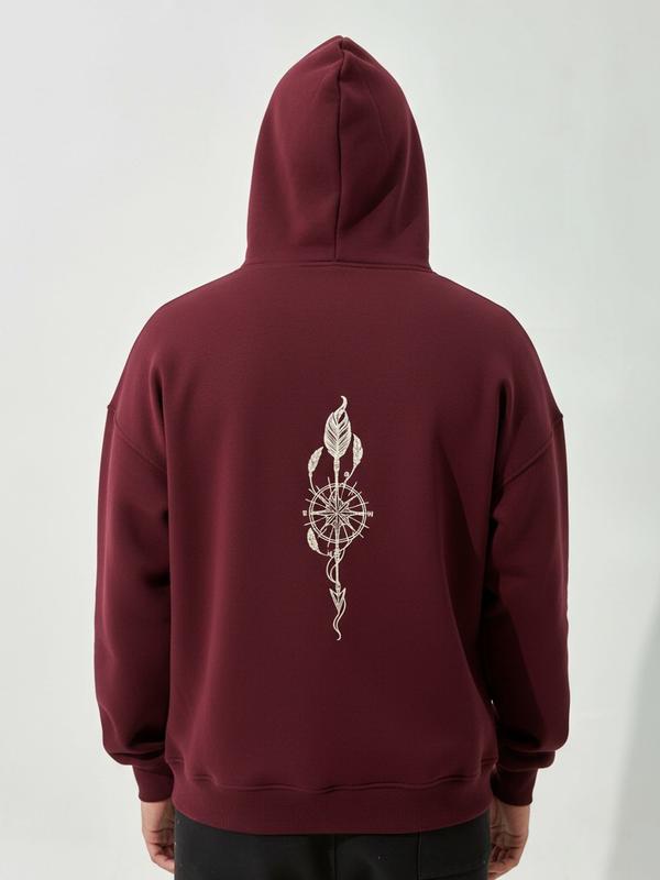Burgundy bosla hoodie