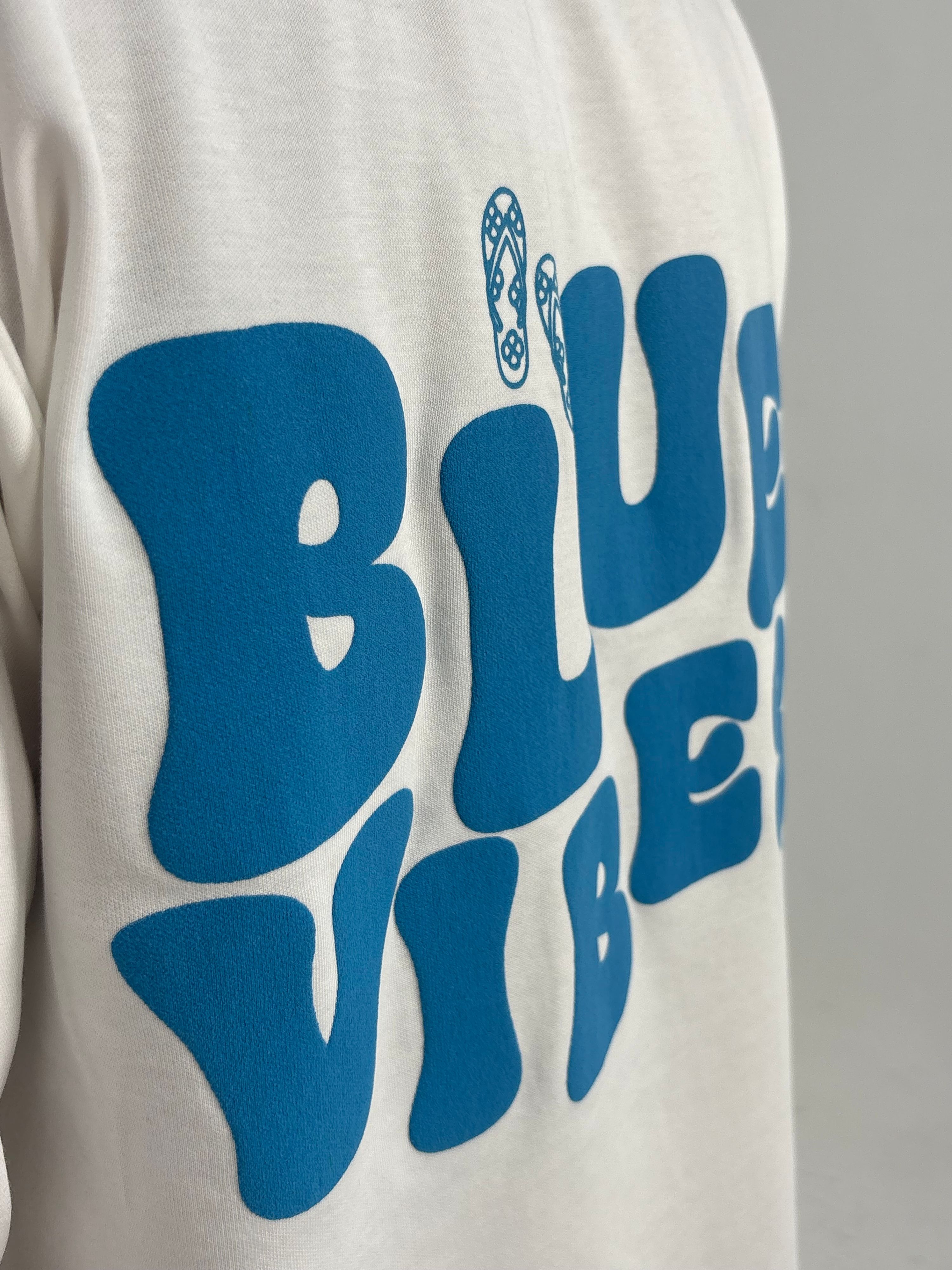 white blue vibes unisex tshirt thumbnail